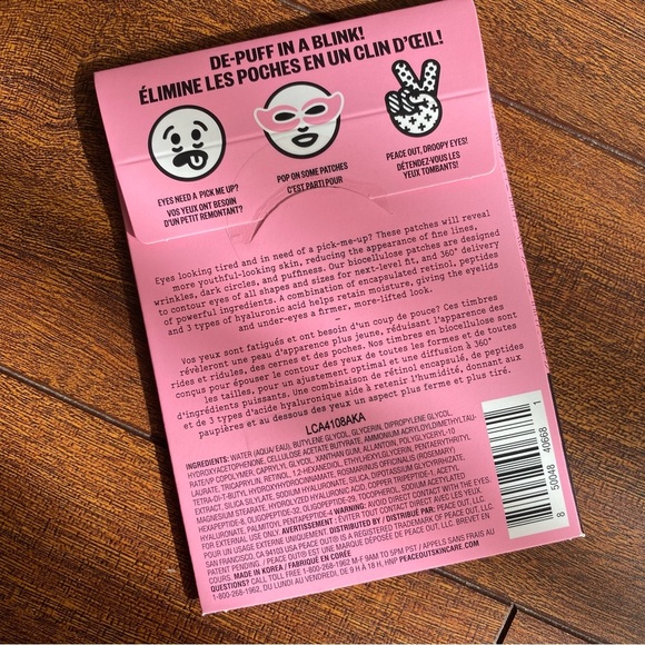 Peace Out Retinol Eye Lift Patches 1 Pair - Picture 3 of 5